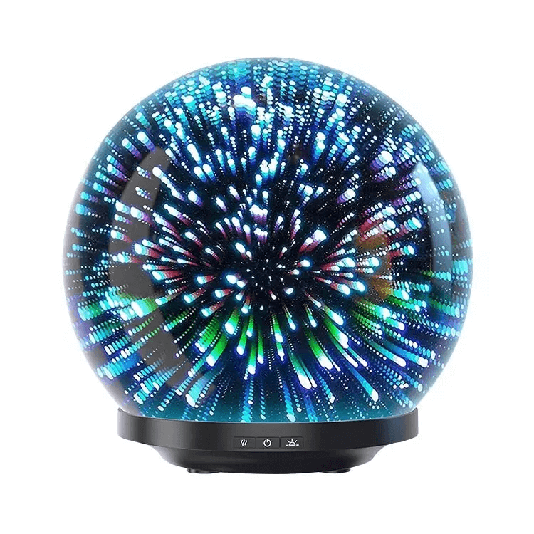 3D glass aromatherapy diffuser