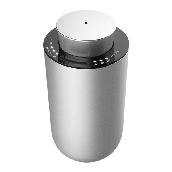 Portable oil diffuser full silver