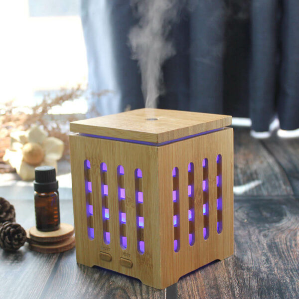 bamboo electric aroma diffuser-purple