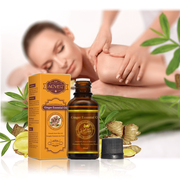 How to use ginger essential oil massage