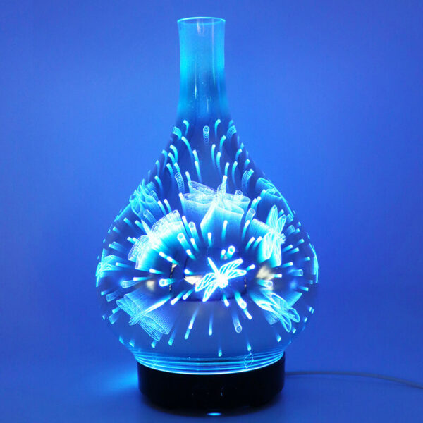 Glass Diffuser blue led light