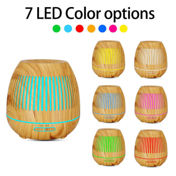 Original wood color with 7 LED color