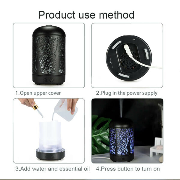 Ultrasonic metal iron air humidifier product method