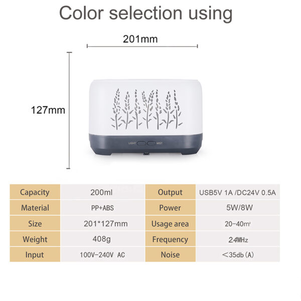 Flame Aroma Diffuser -color selection