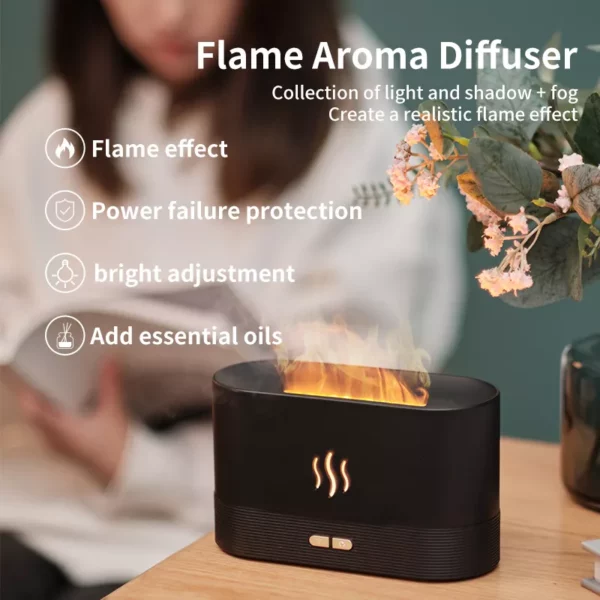Mini flame humindifier aroma diffuser (3)